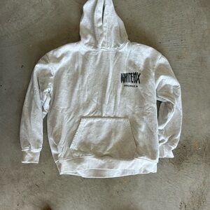 White fox grey hoodie